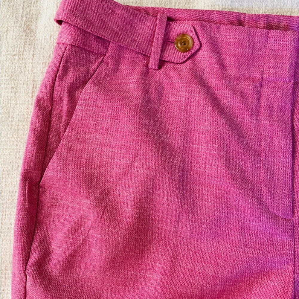 Talbots Pink Wide Leg Women's Pants Lined Women’s Size 16 Spring Fun NEW - Picture 9 of 14